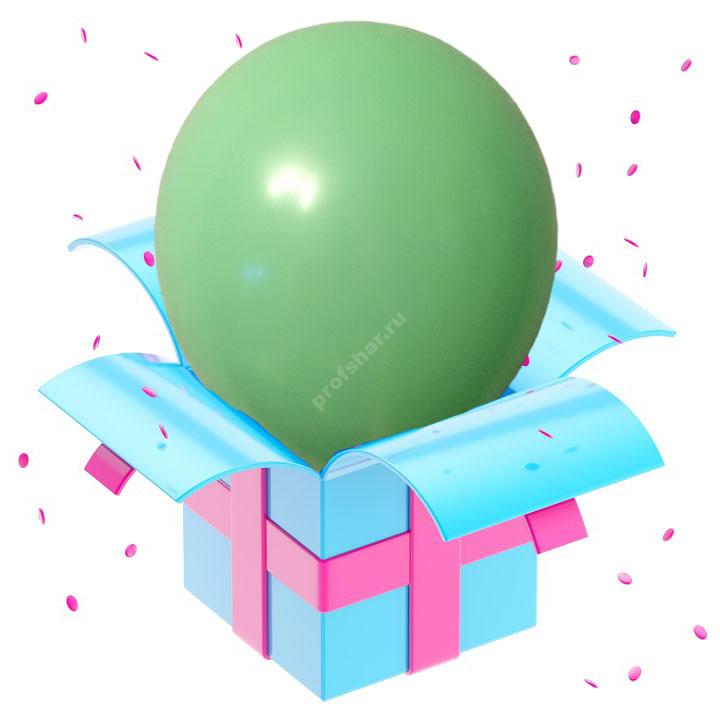 Воздушный шар зеленого цвета