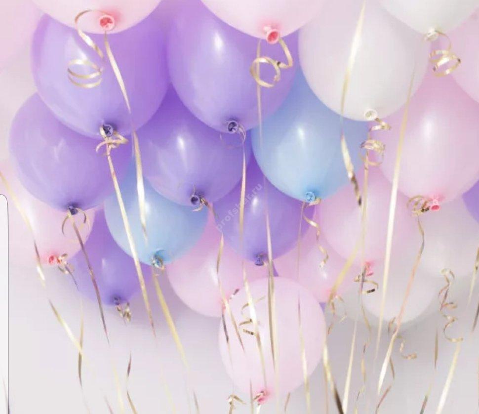 Композиция из шаров под потолок 3